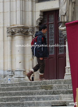 Illustration for article titled Merlin Series 5 Set Photos